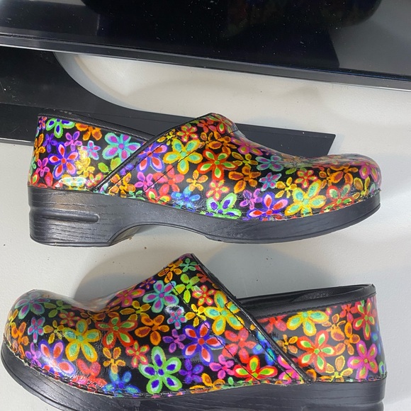 Dansko Limited Edition Professional - Flower Power' Clog Size 42 EUR 11.5-12 USA - Picture 3 of 9